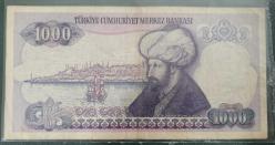TÜRKİYE 1000 TÜRK LİRASI