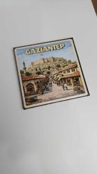 Gaziantep Şehri - Pop-Art Travel - 9x9 cm Buzdolap Magneti