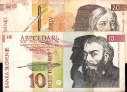 Slovenya 10/20 Tolarjev 1992