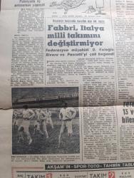 Akşam Gazetesi - Turkish Newspaper - 13 Kasım 1962 - meclisin dünkü celsesinde af konusu tekrar ortaya atıldı - Cemal Gürsel'in siyasi mahkumları affetmesi istendi - Hollandalı profesör Tinbergen değişikliği inceliyor - Abdülhamit'in Mabud Gözü elması New York'ta satılıyor - Thalidomide ilacı yüzünden kolsuz dünyaya gelen çocuğu öldürmekten sanık olarak yargılanan Belçikalı anne Suzanne Vandeput Fotoğrafı - televizyon lüks değil ihtiyaçtır - açıkta kalan lise mezunları ortaokul öğretmeni olabilecek - altay'dan gelen yiğit yazan ve çizen Suat Yalaz - Murat Davman'ın son macerası azrail'in habercisi yazan Ümit Deniz yazı dizisi - Kazova giyim - Hindistan Amerika'da uçak istedi - Doğu için özel jandarma yetiştiriliyor - Duman çetesinden bir şaki tutuldu - Fenerbahçe bu gece Levsky ile karşılaşıyor - Süreyya milli takım kadrosundan çıkarıldı - basketbol milli takımı belli oldu - toto'da 13 ve 12 bilen yok - akşamın Spor Toto tahmin tablosu - Türk futbol federasyonu müşaviri Doğan Koloğlu