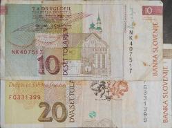 Slovenya 10/20 Tolarjev