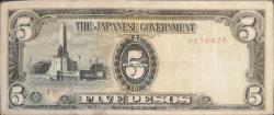 Japonya İşgal - 5 Peso - Haliyle