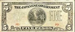 Japonya İşgal - 5 Peso - Haliyle
