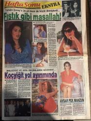 HAFTA SONU DERGİ - GAZETESİ EKSTRA EKİ DOĞUM GÜNÜ HEDİYESİ (TURKİSH -MAGAZINE - NEWSPAPER) - TAM TAKIM 8 SAYFADIR -  6 TEMMUZ 1990 - Sayı: 27 - Türkan Şoray-Hülya Koçyiğit-Abdürrezzak Ceylan-Mehmet Aydın-Arif Ağaoğlu-Semra Özal-Sibel Can-Ahu Tuğba-Metin Kaya-Ferdi Tayfur-Necla Nazır-Ahmet Selçuk İlkan-Perihan Savaş-Yılmaz Zafer-Semiha Yankı-Ferit Tütüncü-Ahmet Uğurlu-Necdet Uğurlu-Meltem Doğanay-Çeçilya-Asuhan-Atilla Yelken-Hilal Özdemir-Yasemin Kutsi-Huysuz Virjin-Kim Wilde-Korhan Abay-İlhan İrem-Kamil Öztürk-Erkan Hoşsöyler-Gazanfer Özcan-Gönül Ülkü-Melih Gülgen-Turgut Aslan-Serdar Gökhan-Özcan Özgür Kimdir-Cengiz Kurtoğlu-Arif Susam-Ercan Turgut-Yunus Bülbül-Cemal Reşit Rey-Gülen Sunguroğlu-Serim Sunguroğlu-Selma Şeşbeş-Altuğ Peker-Banu Bilginer-Tayfun Atasev-Ömer Dirim-Leyla Atasev-Ayda Dirim
