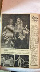 HAFTA DERGİSİ - KAPAK: JAY VICKERY - 11 OCAK 1957 — SAYI: 2  MARILYN MONROE - MAISE VAN DOREN - EISENHOWER - ADNAN MENDERES - OĞUZ ÖZDEŞ - FİKRET ARIT  MARILYN’E RAKİP - YILBAŞI - EISENHOWER’IN ORTADOĞU YARDIM PLANI - MENDERES’İN BASIN TOPLANTISI - 20. ASRIN TUTULDUĞU HASTALIK HÜRRİYET - MARMARA ADALARINDA: KINALIADA  - ATLANTİK PAKTINA ALINMAMIZ - KORE’DE MUHAREBELER - MATBUAT MESELESİ - İRAN PETROLLERİ İHTİLAFI - ALMANYA SEÇİMLERİ - ARJANTİN’DE İSYAN - İÇİŞLERİ BAKANI BASIN TOPLANTISI - İSPANYOL MEKTEP GEMİSİ ZİYARETİ - VON PAPEN ZİYARETİ  - TAM TAKIM EKSİKSİZ 34 SAYFA