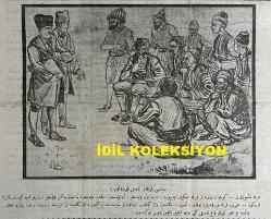 Osmanlıca Karagöz Mizah Dergisi-Gazetesi, Orijinal Dönem Basım, (Ottoman Magazine-Newspaper-Journal Illustré Cara-Gueuz) - 23 Şubat 1924 - Sayı: 1663 - Hicri: 17 Recep 1342 - Rumi: 23 Şubat 1340 - Karikatür: Siyasi Fırkalar Nasıl Kurulur? 