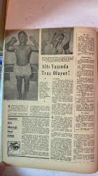 HAFTA DERGİSİ - KAPAK: MARILYN MAXWELL - 17 ŞUBAT 1956 — SAYI: 7  KETY - CYD CHARISSE - ROSALINE NERI - CELÂL BAYAR - ADNAN MENDERES - KASIM GÜLEK - MÜKERREM SAROL - HAMİT ŞEVKET İNCE - M. ROGER  KUŞLARLA ARKADAŞ KEDİ - ETİKETLİ CEKET - MUVAFFAK BÜYÜK BİR RİC’AT - PEŞTEMAL MODA OLDU - KAPLAN DESEN YİNE REVAÇTA - İTALYAN MARILYN MONROE’SU - CELÂL BAYAR’IN TETKİKLERİ - HAVALAR - RANDALL’IN ANKARA’DAKİ TEMASLARI - SAROL HAKKINDA MECLİS TAHKİKATI - KISA İÇ HADİSELER - FOTO ROBOT METODU - TAM TAKIM EKSİKSİZ 34 SAYFA