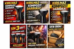 EKER PERCUSSİON KIRILMAZ KOMPOZİT DARBUKA