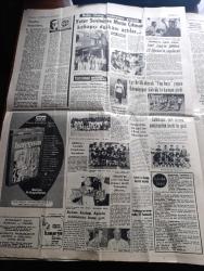Halka ve Olaylara Tercüman Gazetesi - Turkish Newspaper - 19 Temmuz 1973 - öğretmenlerin maaş farkı bu ay ödenecek - 202 bin öğretmenin intibak işlemi tamamlandı - kabil'de silah sesleri duyuluyor - Ardahan'da salgın hastalıktan bir günde 12 çocuk öldü - Süleyman Demirel dirlik ve düzenliğin anahtarı millette - Adalet Partisinin aday sayısı bu devre de rekor seviyede - Başbakan Naim Talu karabük'ün yol davası ele alınacak - Sözün kısası yazan Rauf Tamer - seçim pazarı yazan Tarık Buğra - Haliç köprüsü 1974 yılı Cumhuriyet bayramına kadar tamamlanmış olacak Fotoğrafı - boksörümüz Yeter Sevimli ve güreşçimiz Metin Çıkmaz kebapçı dükkanı açtılar - Pele'siz Brezilya S.O.S. veriyor - güreş federasyonu başkanı Nihat Işıtman dünkü basın toplantısında fotoğraf - Foreman Muhammed Ali'nin maç teklifini reddetti - Türkiye ligi ve Kupası fikstürleri - at yarışları tahminleri - Cumhurbaşkanı Fahri Korutürk Türk sporunun en büyük şampiyonu Mustafa Dağıstanlı'yı Florya köşkünde kabul etti fotoğraf