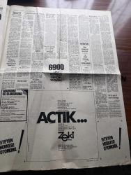 Halka ve Olaylara Tercüman Gazetesi - Turkish Newspaper - 19 Temmuz 1973 - öğretmenlerin maaş farkı bu ay ödenecek - 202 bin öğretmenin intibak işlemi tamamlandı - kabil'de silah sesleri duyuluyor - Ardahan'da salgın hastalıktan bir günde 12 çocuk öldü - Süleyman Demirel dirlik ve düzenliğin anahtarı millette - Adalet Partisinin aday sayısı bu devre de rekor seviyede - Başbakan Naim Talu karabük'ün yol davası ele alınacak - Sözün kısası yazan Rauf Tamer - seçim pazarı yazan Tarık Buğra - Haliç köprüsü 1974 yılı Cumhuriyet bayramına kadar tamamlanmış olacak Fotoğrafı - boksörümüz Yeter Sevimli ve güreşçimiz Metin Çıkmaz kebapçı dükkanı açtılar - Pele'siz Brezilya S.O.S. veriyor - güreş federasyonu başkanı Nihat Işıtman dünkü basın toplantısında fotoğraf - Foreman Muhammed Ali'nin maç teklifini reddetti - Türkiye ligi ve Kupası fikstürleri - at yarışları tahminleri - Cumhurbaşkanı Fahri Korutürk Türk sporunun en büyük şampiyonu Mustafa Dağıstanlı'yı Florya köşkünde kabul etti fotoğraf