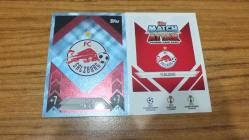 Topps UCL 2024-2025 Team Badge FC Salzburg Blue Crystal Paralel Kart No:388c