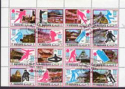 Spor - Olimpiyat Temalı CTO Damgalı Blok - 16Pul