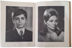İRAN 2.SINIF FARSÇA DERS KİTABI 1974/1353 ORİJİNAL DEVLET BASKISI (İran, Rıza Pehlevi dönemi ders kitabı - Pehlevi ve ailesi portreli)