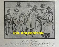 Osmanlıca Karagöz Mizah Dergisi-Gazetesi, Orijinal Dönem Basım, (Ottoman Magazine-Newspaper-Journal Illustré Cara-Gueuz) - 23 Ocak 1924 - Sayı: 1654 - Hicri: 16 Cemaziyelahir 1342 - Rumi: 23 Kanun-i Sani 1340 - Karikatür: Avrupa'nın Bugünkü Siyasi Haritası 
