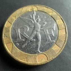 Fransa 10 Frank 1990