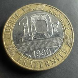 Fransa 10 Frank 1990