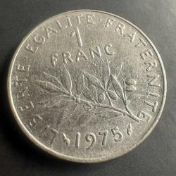 Fransa 1 Frank 1975