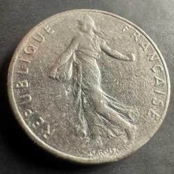 Fransa 1/2 Frank 1977