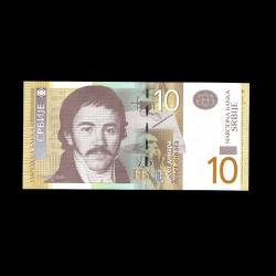 SIRBİSTAN (2013) - 10 Dinar (ÇİL 10/10)