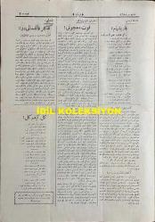 Osmanlıca Karagöz Mizah Dergisi-Gazetesi, Orijinal Dönem Basım, (Ottoman Magazine-Newspaper-Journal Illustré Cara-Gueuz) - 26 Ocak 1924 - Sayı: 1655 - Hicri: 19 Cemaziyelahir 1342 - Rumi: 26 Kanun-i Sani 1340 - Karikatürist Ratip Tahir Burak'ın İsmet İnönü'yü Tasvir Eden Çalışması: Ankara'da Yeni İşler: İngiliz: Azizim Türk, Sizinle Şu Musul Meselesini Dostça Halletmeye Geldim! Alman: Azizim Türk:, Sizinle Eski Hatıratı Tazeleyip Alışveriş Etmeye Geldim. Rus: Yoldaşım Türk, Sizinle Dostça Bir Ticaret Mukavelesi Yapmaya Geldim. Karagöz: Aman Paşam İkinci Bir Sevr İmtihanı Geçiriyorsun, Dikkat Et!
