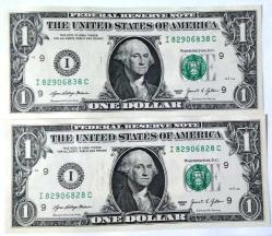 ABD 1 Dolar  2021 2 adet Çil  (78)