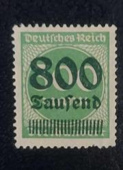 Almanya Reich 1922 damgasız