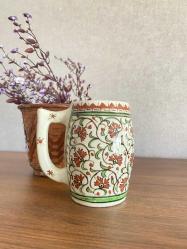 Antika Kütahya Seramik Çini Kupa