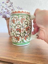 Antika Kütahya Seramik Çini Kupa