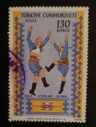 1969 TÜRKİYE HALK OYUNLARI(ZEYBEK) PUL