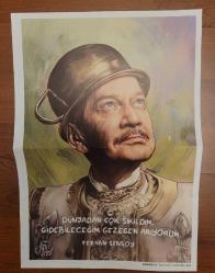 LOT.12 » ARKALI ÖNLÜ POSTER.. FERHAN ŞENSOY VE WEDNESDAY.