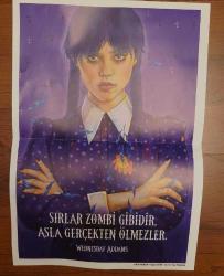 ARKALI ÖNLÜ POSTER.. FERHAN ŞENSOY VE WEDNESDAY.
