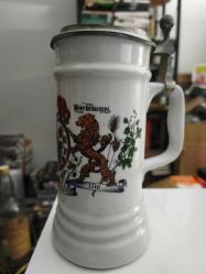 Rastal Alman Bira Bardağı 1516 Saflık Yasası Temalı Koleksiyonluk Stein