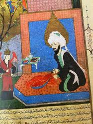 TARİHİ MİNYATÜR ESER HZ. İDRİS PEYGAMBER VE MELEKLER