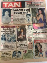 TAN GAZETESİ DOĞUM GÜNÜ HEDİYESİ (TURKISH NEWSPAPPER) - 12 ŞUBAT 1984 - SADECE 4 SAYFADIR -Sevim-Mesut-Ayşe-Ayıcı-Özel-Zeliha Gönül-Ramazan Öztürk-Mustafa Karadeniz-Sevim Karadeniz-Bahar Öztan-Zeki Müren-Perihan Sözen-Deniz Akbulut-Rachel Jones-Johanna-Zeki Müren-Prens Sabahattin-Osman Öndeş-Kocam beni boşar mı-Ayının aşkı-Kızını başkasıyla evlendiren sahibini boz ayı hastanelik etti-Zeliha’nın umudu özel’de-Eve sevgilisini getirip çocuklarının önünde aşk yaptı-İlk çocuğu aldırmak kısırlık yapar mı-Komşuluk ölüyor mu-Uzakta kalan gökyüzü-Adnan sürgünden dönerken kahraman gibi karşılanıyor-Yalnız Kovboy-Dünyada tatmadığım zevk kalmadı-Kafayı çeken müşteriler şarkıcıları gözleriyle soyuyorlar-Kiminle ortak olacağımı şaşırdım-Anılarını yazan sekreter ortalığı karıştırdı-Almanya’da aşk cinayeti
