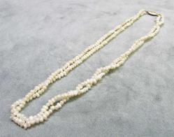 EsKi İRİ KUM İNCİLİ GERDANLIK........2 DİZİLİ