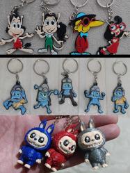 TipiTip Tipitoş Hugo hugolayn sevimli canavar yaratık Labubu figür oyuncak anahtarlık süs set koleksiyon dekor tasarım hediye nostalji hobi minyatür diorama reklam promosyon vintage retro aksesuar