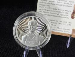 DARPHANE Hüseyin Aktaş – Türk Spor İnsanları Serisi No: 5 Gümüş Hatıra Sikke