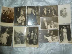 OSMANLI ve CUMHURİYET DÖNEMİ ORJİNAL SİYAH BEYAZ FOTOĞRAF LOTU 1920 Lİ 1940 LI YILLAR 37 ADET+ÜCRETSİZ KARGO