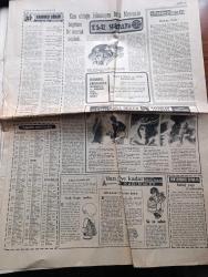 Halka ve Olaylara Tercüman Gazetesi - Turkish Newspaper - 8 Kasım 1969 - yeni hükümet programı millet meclisi ve senato'da okundu - eski Demokrat Partililerin siyasi af için tek temennileri memleket için hayırlı olsun - komandolar Ege Üniversitesi'nde kantini bastı - Gültepe Zafer ilkokulu öğrencileri okulları için vilayet yürüdüler Fotoğrafı - Diyanet işleri Başkanı Lütfi Doğan müftülere Ramazan'da halkı aydınlatınız dedi - eski Demokrat Partililerin seçilebilmeleri için partiler ve seçim kanunu değişecek - Tat domates suyu - sözün kısası yazan Rauf Tamer - Ankara İstanbul İzmir Radyosu programı - Ebu Hanife yazanlar Lütfü Akdoğan ve Ali Rıza Alp - Bu gözler neler gördü yazan Refi Cevad Ulunay -  Battal Gazi'nin oğlu kanlı takip yazan Murat Sertoğlu Yazı Dizisi - Akbank'ın İzmir ve Salihli'deki yeni binaları hizmete girdi - Galatasaray Trnava'da kolay lokma değil - Veliefendi'de at ve talih yan yana yazan Aydın Bakanoğlu - Fenerbahçe'de bir türlü bulunamayan dinamit şut - İonescu