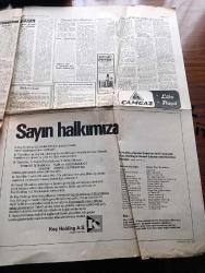 Halka ve Olaylara Tercüman Gazetesi - Turkish Newspaper - 8 Kasım 1969 - yeni hükümet programı millet meclisi ve senato'da okundu - eski Demokrat Partililerin siyasi af için tek temennileri memleket için hayırlı olsun - komandolar Ege Üniversitesi'nde kantini bastı - Gültepe Zafer ilkokulu öğrencileri okulları için vilayet yürüdüler Fotoğrafı - Diyanet işleri Başkanı Lütfi Doğan müftülere Ramazan'da halkı aydınlatınız dedi - eski Demokrat Partililerin seçilebilmeleri için partiler ve seçim kanunu değişecek - Tat domates suyu - sözün kısası yazan Rauf Tamer - Ankara İstanbul İzmir Radyosu programı - Ebu Hanife yazanlar Lütfü Akdoğan ve Ali Rıza Alp - Bu gözler neler gördü yazan Refi Cevad Ulunay -  Battal Gazi'nin oğlu kanlı takip yazan Murat Sertoğlu Yazı Dizisi - Akbank'ın İzmir ve Salihli'deki yeni binaları hizmete girdi - Galatasaray Trnava'da kolay lokma değil - Veliefendi'de at ve talih yan yana yazan Aydın Bakanoğlu - Fenerbahçe'de bir türlü bulunamayan dinamit şut - İonescu