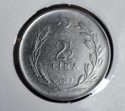 2 1/2 LİRA 1968