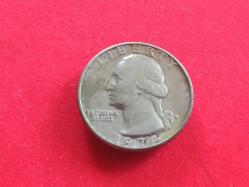 USA; QUARTER DOLAR 1974 -D