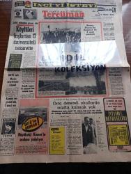 Halka ve Olaylara Tercüman Gazetesi - Turkish Newspaper - 6 Ağustos 1970 - Salihli mitinginde çatışma oldu - köylüleri kışkırtan 17 üniversitenin nezarette - Cumhurbaşkanı Cevdet Sunay  Başbakan Süleyman Demirel ile 4 saat görüştü - Başbakan Süleyman Demirel 50 yataklı hastanenin temelini atmak üzere Gediz'e gidiyor - orta dereceli okullarda sınıfta kalmak yok - ODTÜ için meclis araştırması istendi - Milli Eğitim Bakanı Orhan Oğuz - Büyükelçi Komer'in arabası yakılıyor 6 Ocak 1969 - okuyucu mektupları üzerine yazan Halit Fahri Ozansoy - En kolayı düşman olmak yazan Tarık Buğra - Ankara İstanbul İzmir Radyosu programı - İstanbul meyhaneleri yazan Reşat Ekrem Koçu Yazı Dizisi - 3. Türkiye ligi ilk devre fikstürü - Hanımları aşıkhane sözlerle uyandıran bir saat yapıldı - Fenerbahçe'nin yeni antrenörü Constantin Teasca söylüyor futbolcular iki dakika sonra öğreniyor - fuar şehirleri kupası'nda Eskişehirspor Sevilla ile oynuyor - Galatasaray voleybol davasını kazandı - Erol Tarhan