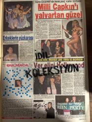 HAFTA SONU DERGİ - GAZETESİ EKSTRA EKİ DOĞUM GÜNÜ HEDİYESİ (TURKİSH -MAGAZINE - NEWSPAPER) - TAM TAKIM 8 SAYFADIR -  27 ARALIK 1991 - Sayı: 52 -Beşiktaşlı Zeki, Metin ve Feyyaz’ı yakaladık-Metin Tekin-Feyyaz Uçar-Semra Su-Nazan Çalın-Filiz Altan-Tülay Alabayırlı-Umut Tuna-Zerrin Yaman-Özlem Özkoç-Yeşim Gürel-Esra Akça-Ebru Saraçoğlu-Funda Barın-Damla Günay-Neslihan Akan-Emel Yıldırım-Rıza Silahlıpoda-Ahu Tuğba-Küçük Ceylan çeyiz düzüyor-Ceylan-Zuhal Yorgancıoğlu-Atilla Yelken-Süha Özgermi-Merih Fırat-Alev Aytaç-Selçuk Özer-Nazan Saatçi-Muzaffer Tema-Ayhan Işık-Selçuk Özer-Ahmet Rasim Küçükusta-Turgay Aktunç-Perran Kutman Kimdir-Turgut Özal-Ajda Pekkan-Burcu Dinçer-Gökşen Ulutaş-Hülya Erçel-Cenk Koray-Tanju Çolak-Hülya Avşar-lale yılmaz-Yasemin Evcim-Onno Tunç-Sezen Aksu-Berker İnanoğlu-Süleyman Demirel-Sermet Erkin-Hülya Süer-Harika Avcı-Asım Ekren-Leyla Somer-Vehbi Koç-Feyyaz Berker-İpek Pınar-Uğur Güneri