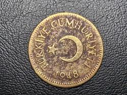 1948 YILINA AİT 25 KURUŞ  TCM 1940