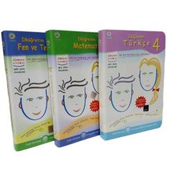 İLKÖĞRETİM 4.SINIF  TÜRKÇE-MATEMETİK- FEN VE TEKNOLOJİ EĞİTİM CD 'Sİ