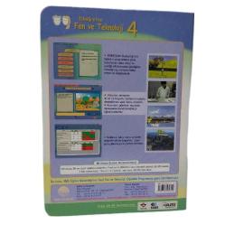 İLKÖĞRETİM 4.SINIF  TÜRKÇE-MATEMETİK- FEN VE TEKNOLOJİ EĞİTİM CD 'Sİ