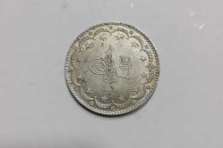 OSMANLI İMPARATORLUĞU PADİŞAH SULTAN MEHMET REŞAT HİCRİ 1327/9. SENE GÜMÜŞ 20 KURUŞ ÇİL ++  KONDİSYONDA