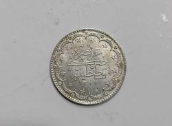 OSMANLI İMPARATORLUĞU PADİŞAH SULTAN MEHMET REŞAT HİCRİ 1327/9. SENE GÜMÜŞ 20 KURUŞ ÇİL ++  KONDİSYONDA