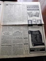Halka ve Olaylara Tercüman Gazetesi - Turkish Newspaper - 27 Mart 1969 - Pakistan'da idareyi devralan Yahya Han ordunun siyasi ihtirası yoktur dedi - Türkiye Spor yazarları yarışmasında 8 branşta 5 Birincilik bir 2.lik ve üç 3.lük kazandık - İslam Çupi müsabaka yazısı kolunda Necmi Tanyolaç fıkra kolunda birincilik kazanmıştır Fotoğrafı - Almanya'ya gidecek işçinin parasını işyeri ödeyecek - Malatya milletvekili Hamido Celal Bayar'ın yolundayım dedi - DEVA 100 milyon sermayeli DEVSAN şirketini kurdu - Opera binasının açılışına doğru operacıların kaprisi yazan Halit Fahri Ozansoy - Parti liderleri ile karikatürlü röportaj konuşan ve çizen Semih Balcıoğlu - at arabaları ile yürüyüş yapıldı - Romanya devlet başkanı Nicolae Ceausescu İstanbul'da - Galatasaray 2 Eskişehirspor 1 - Türkiye kupası'ndan bir kodaman daha düştü - Cemal Kamacı bu akşam Duranti karşısında Fotoğrafı - Bursaspor Feriköy'ü zorlukla eleyebildi Fotoğrafı - Toto 1 milyar 341 bin lira gelir elde etti - Sanlı Sarıalioğlu